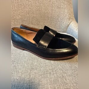 Madewell The Alex Loafer 🖤 Black Leather & Suede | Size 8.5 EUC